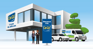 Car rental agency - LAUNA CARS - visuel